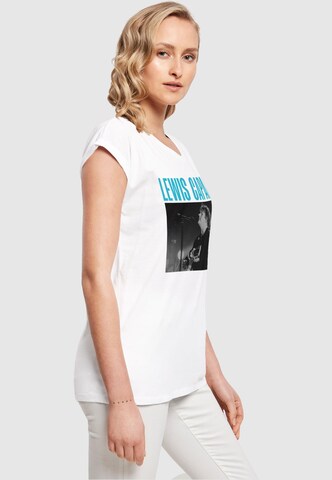 Merchcode Shirt 'Lewis Capaldi - Photo Tour' in Wit