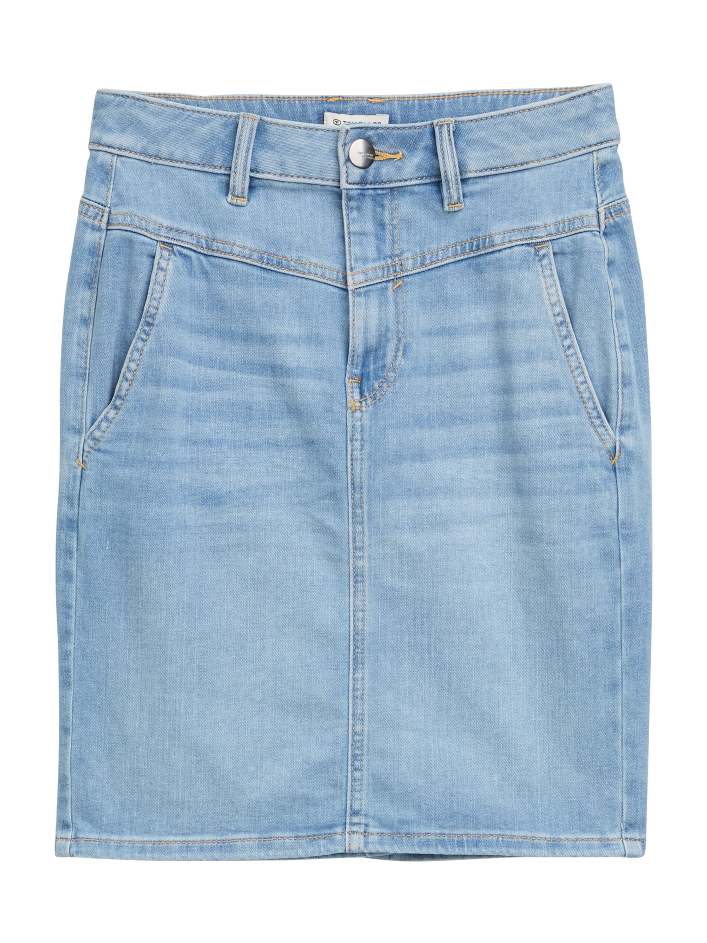 Jupe TOM TAILOR en bleu : devant