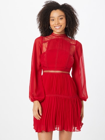 True Decadence Cocktail Dress in Red: front