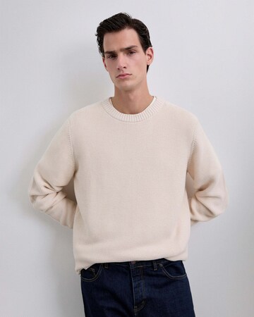 Pull-over Scalpers en beige : devant