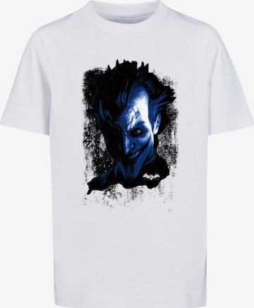 T-Shirt 'DC Comics Batman Arkham Asylum' F4NT4STIC en blanc : devant