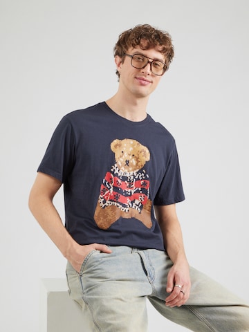 Only & Sons - Camiseta 'ONSKLAUS' en azul: frente