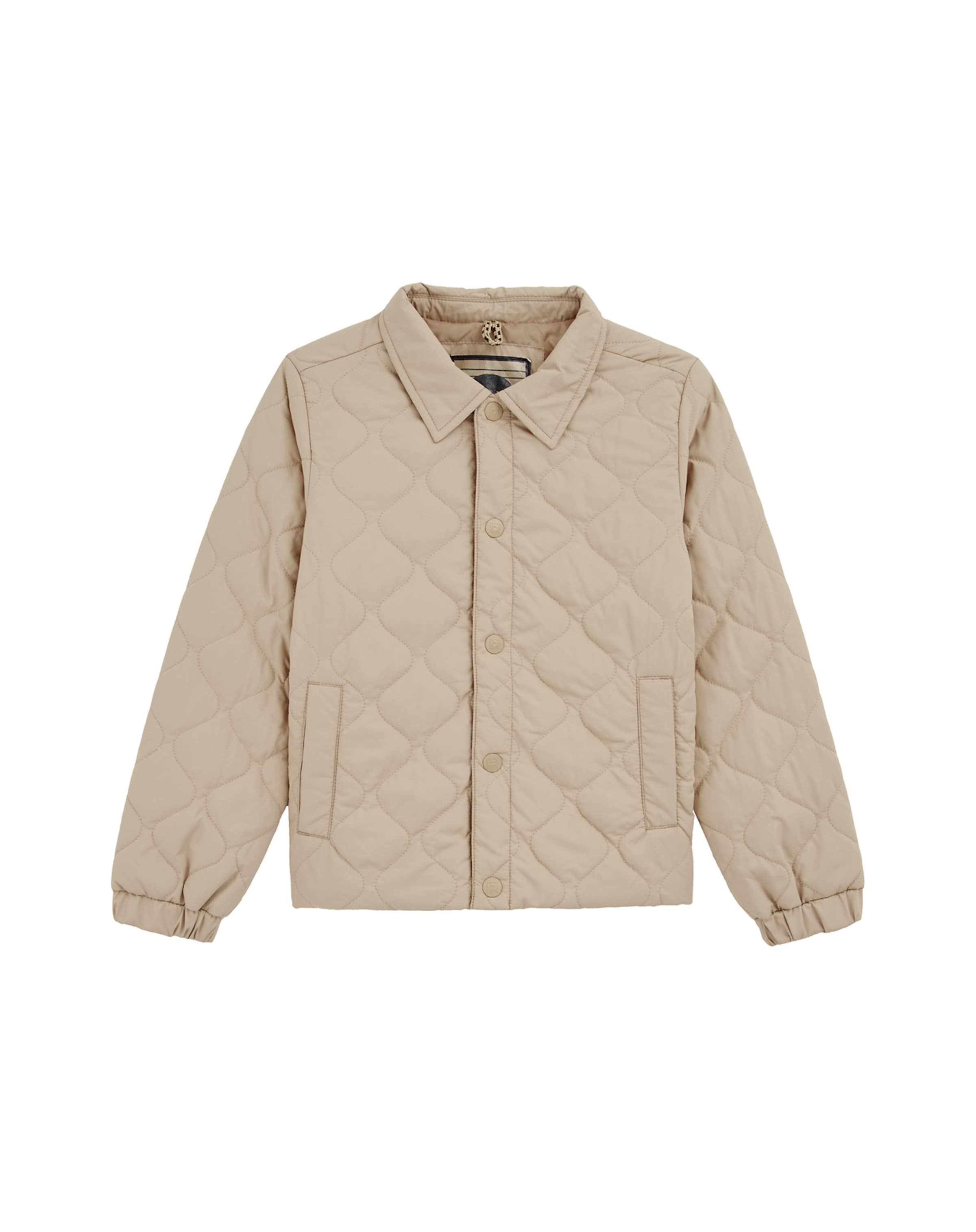 WE Fashion Övergångsjacka i beige: framsida