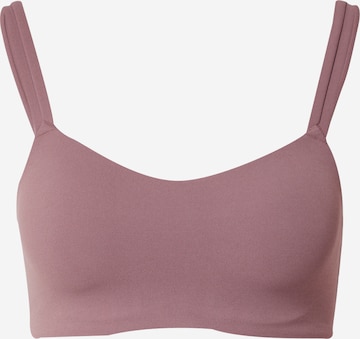 NIKE - Soutien Bustier Soutien de desporto 'ALATE TRACE' em roxo: frente