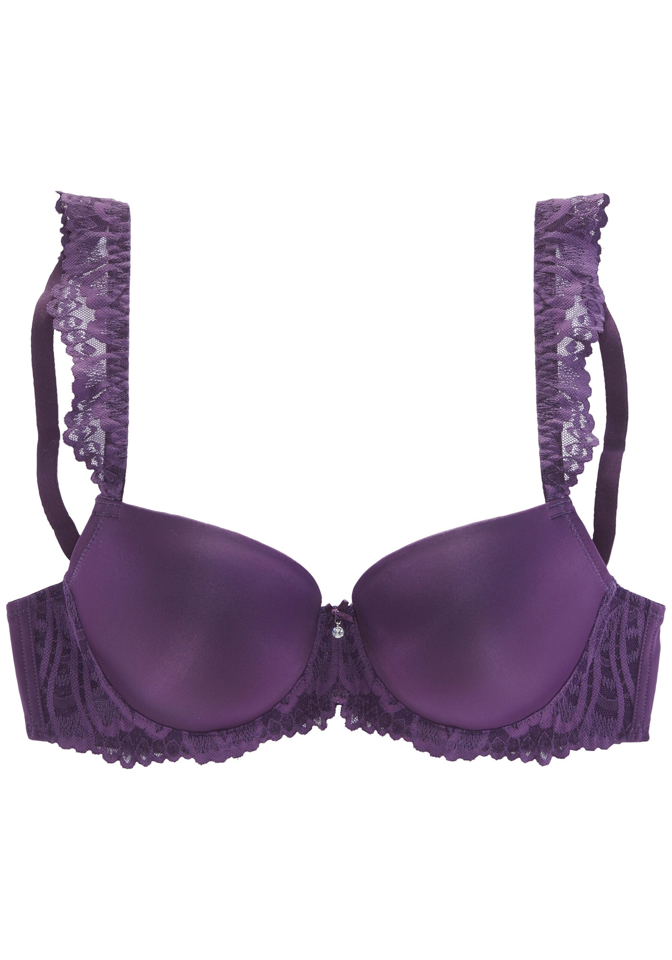 LASCANA Push-up BH i lilla: forside