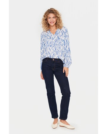 SAINT TROPEZ Blouse 'Carla' in Blue