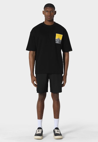 T-Shirt 'Wrapper' Pas De Monaco en noir