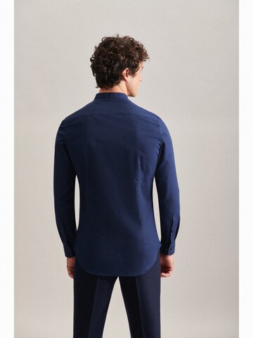 SEIDENSTICKER Slim Fit Hemd in Blau