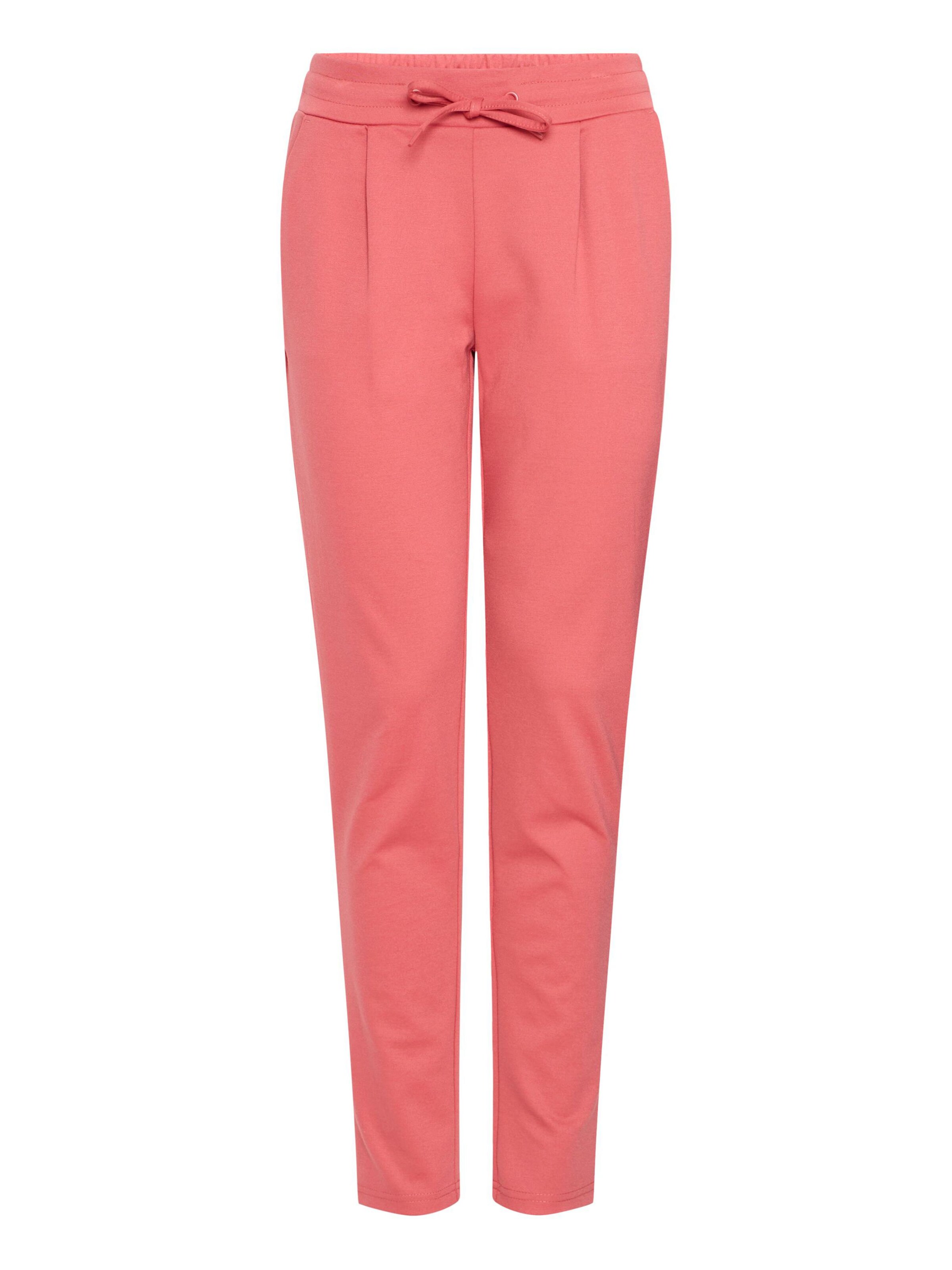 Tapered Pantaloni con pieghe 'IHKate' di ICHI in rosa: frontale