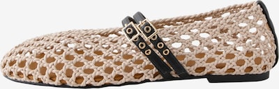 Balerinos su dirželiais 'Forever Comfort' iš Next, spalva – smėlio spalva / juoda, Prekių apžvalga