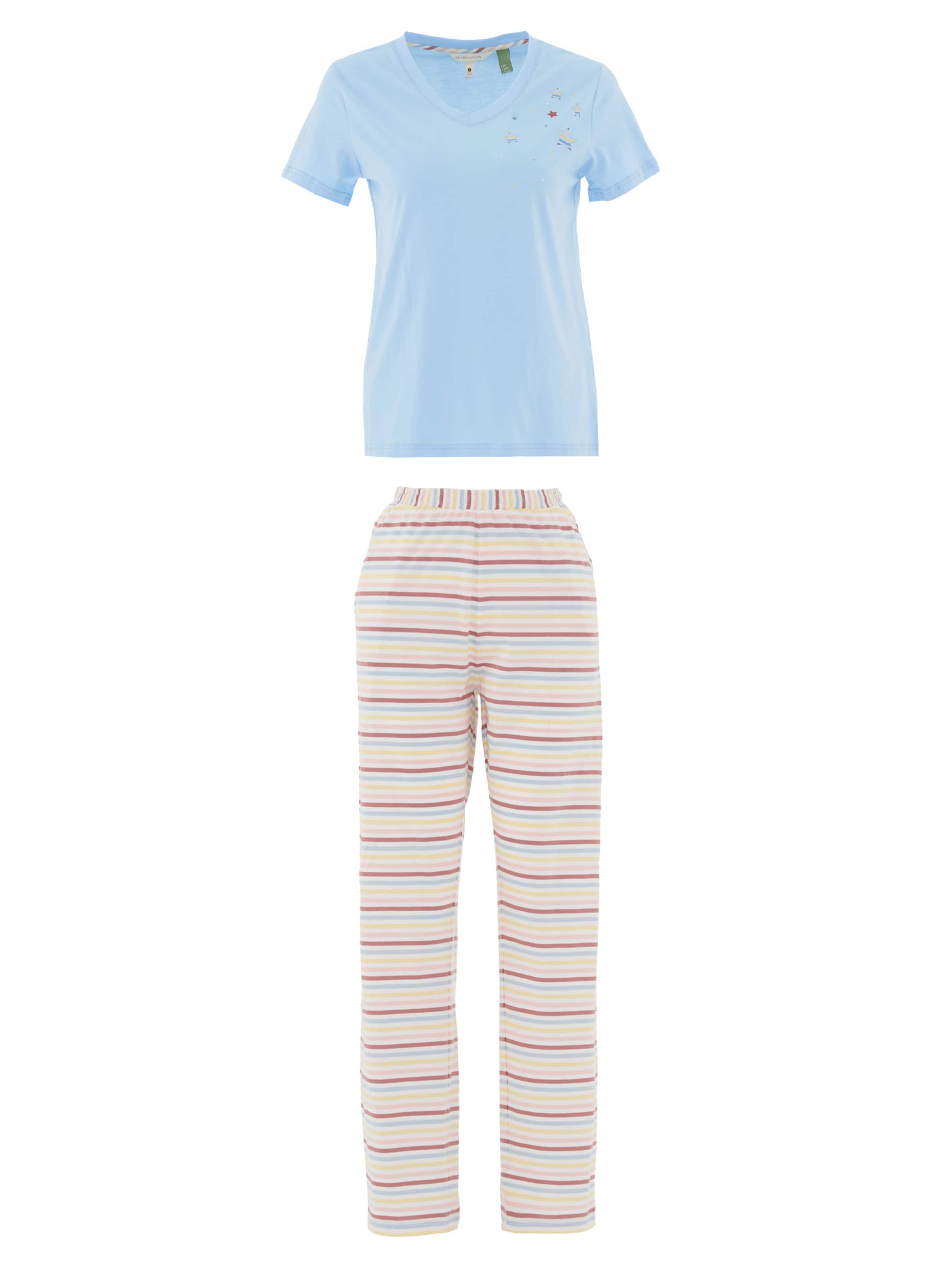 Organication Pajama in Mixed colors: front