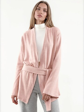 Cardigan 'Strickjacken' Busem en rose : devant