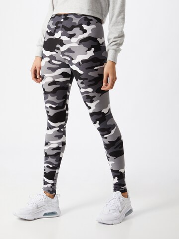 Urban Classics Skinny Leggings in Grijs: voorkant