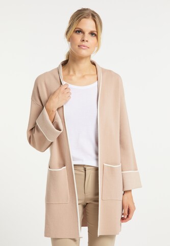 usha WHITE LABEL Gebreid vest in Roze: voorkant