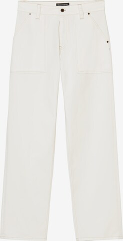 Marc O'Polo Wide leg Jeans 'IDRE' in Wit: voorkant