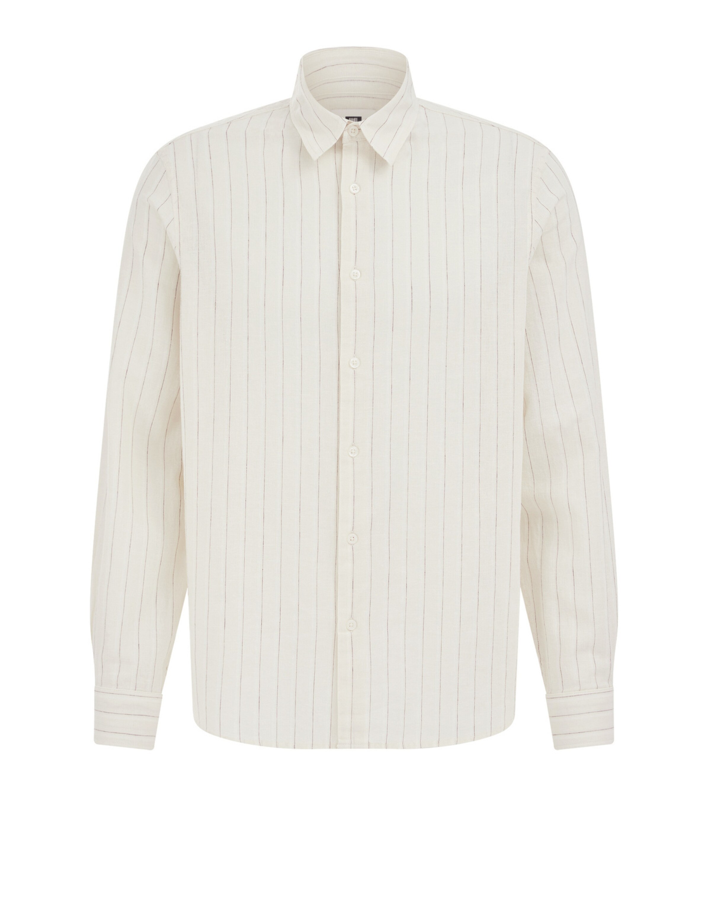 WE Fashion Средняя посадка Деловая рубашка в Белый: спереди