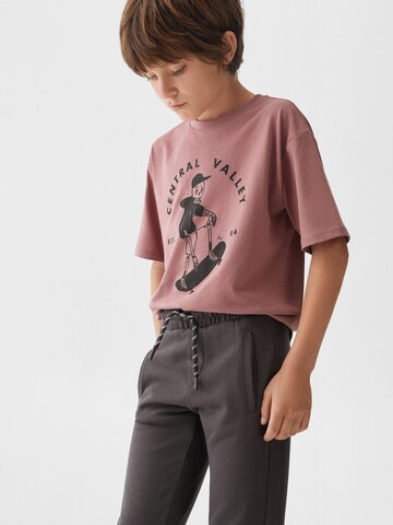 MANGO KIDS Tapered Nadrág 'FRANCIA' - szürke: elől