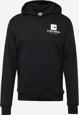 THE NORTH FACE Sweatshirt 'Coordinates' in Black: front