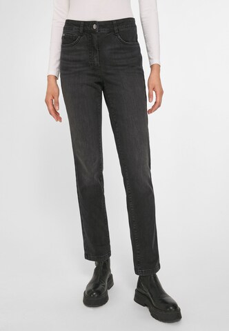 Basler Regular Jeans in Black: front