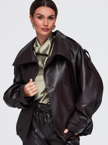 Ombre Übergangsjacke‌‌‌‌‌‌ in Braun: Vorderseite