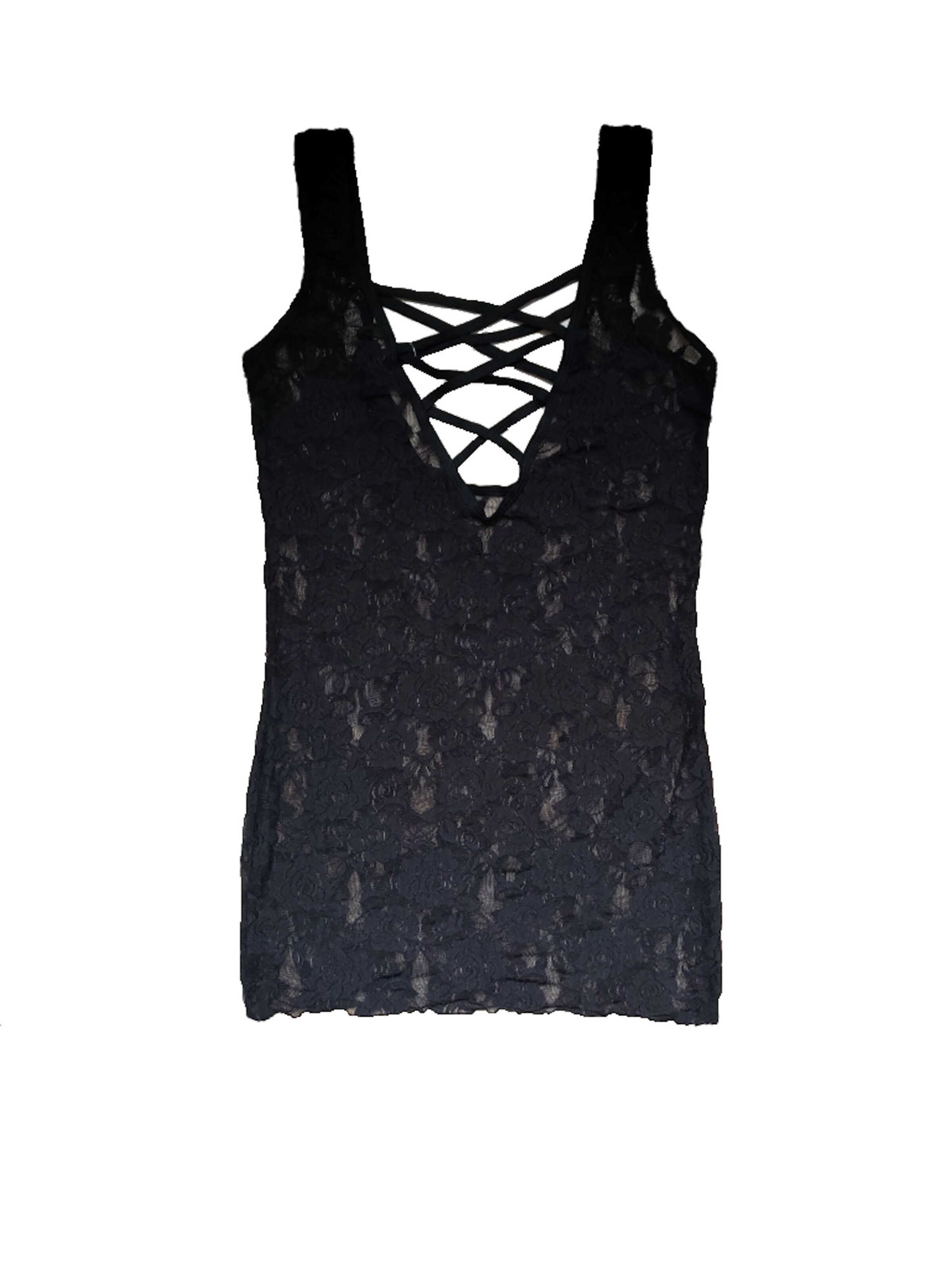 PASSION Negligee 'Moonflower' in Black