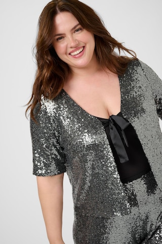 KAFFE CURVE Bolero 'KClaurie' in Silver