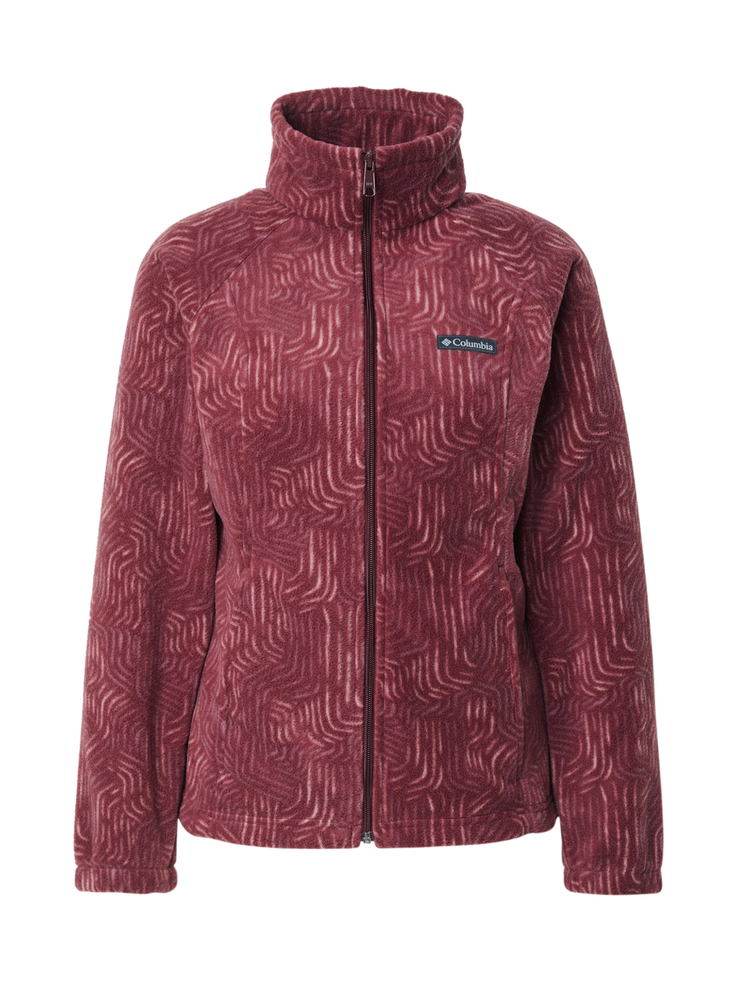 COLUMBIA Functionele fleece jas 'Benton Springs™' in Rood: voorkant