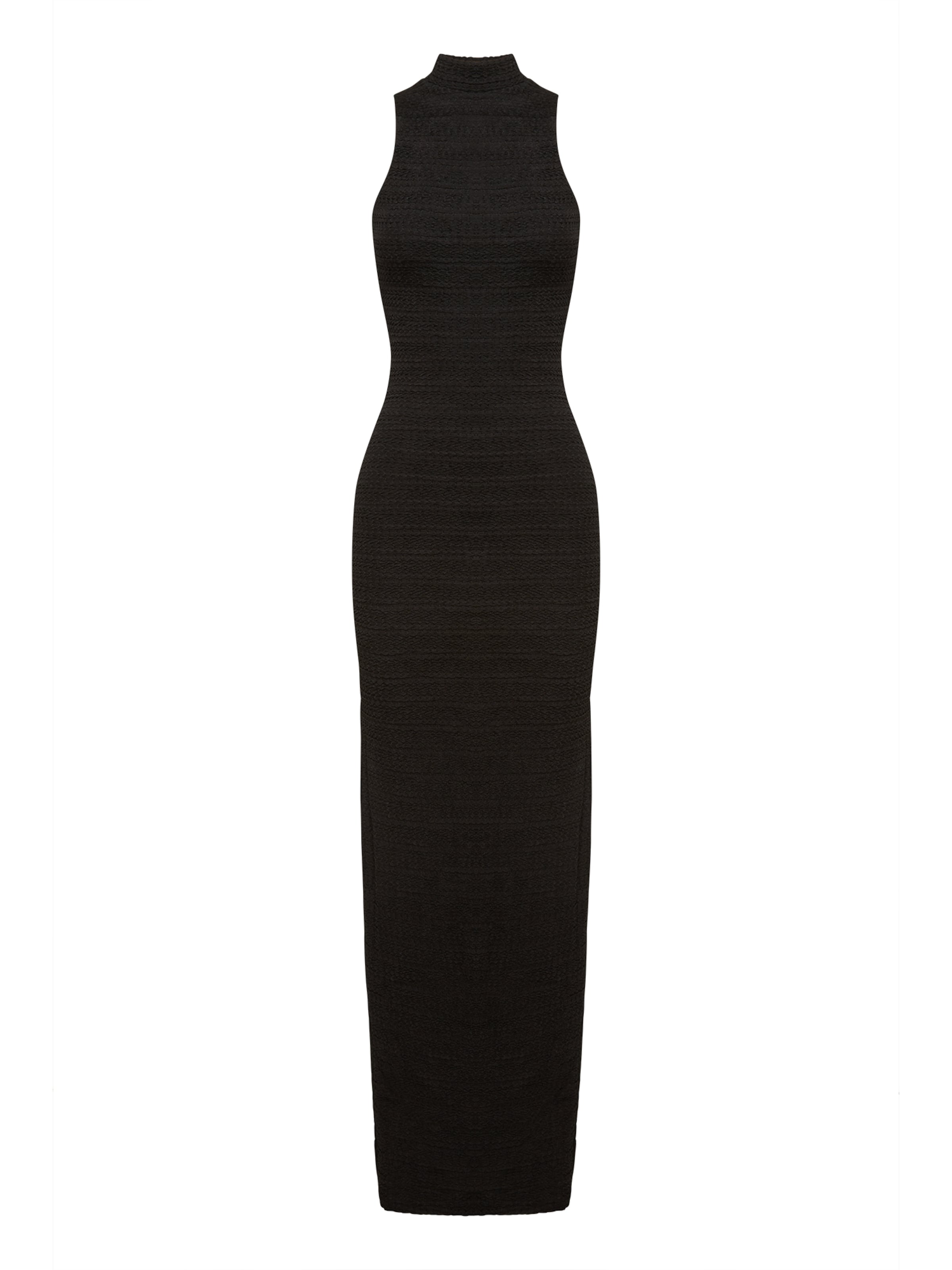 melns Calli Kleita 'RUTH': no priekšpuses