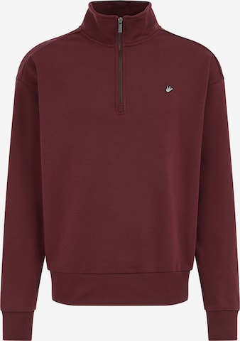 WE FashionSweater majica - crvena boja: prednji dio