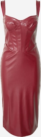 Bardot Dress 'EVERMORE' in Red: front