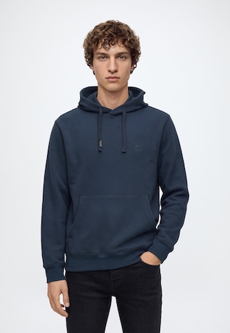INDICODE JEANS Mikina 'Torric' – modrá: přední strana