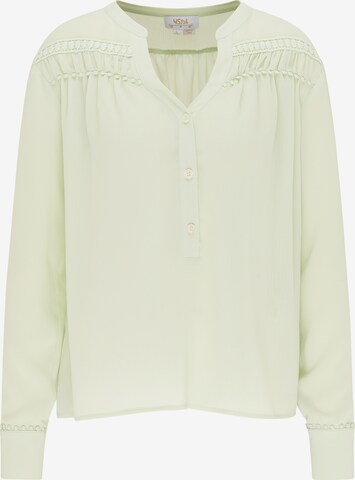 usha FESTIVAL Blouse in Green: front