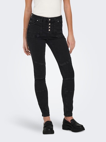 ONLY Slim fit Jeans 'BLUSH' in Black: front