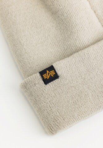 ALPHA INDUSTRIES Beanie in Beige