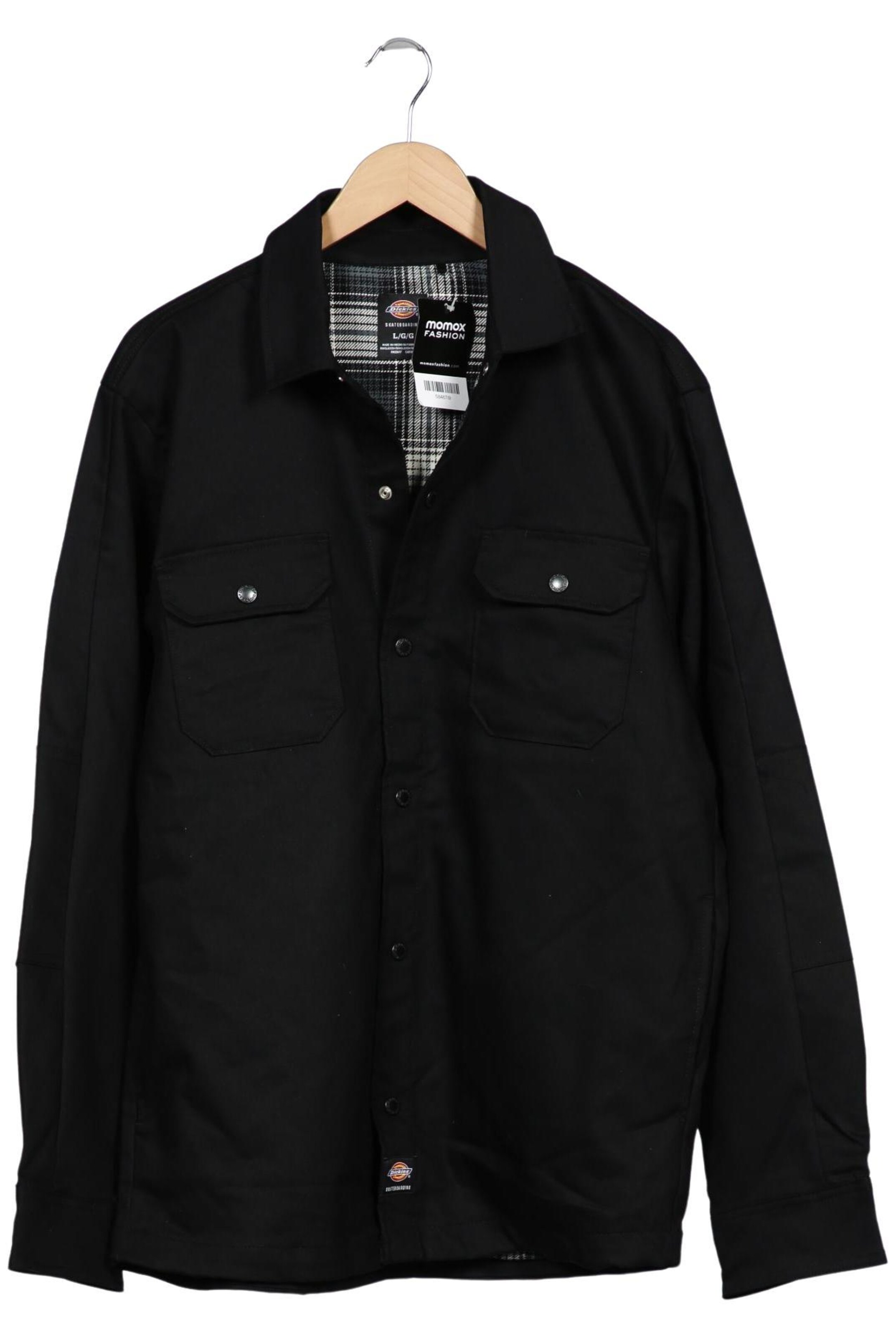 DICKIES Jacke L in Schwarz: Vorderseite