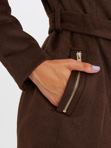 VERO MODA Tussenmantel in Bruin