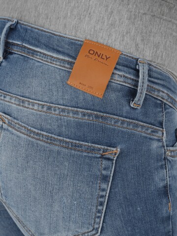 Only Maternity Skinny Jeans 'Coral' in Blue