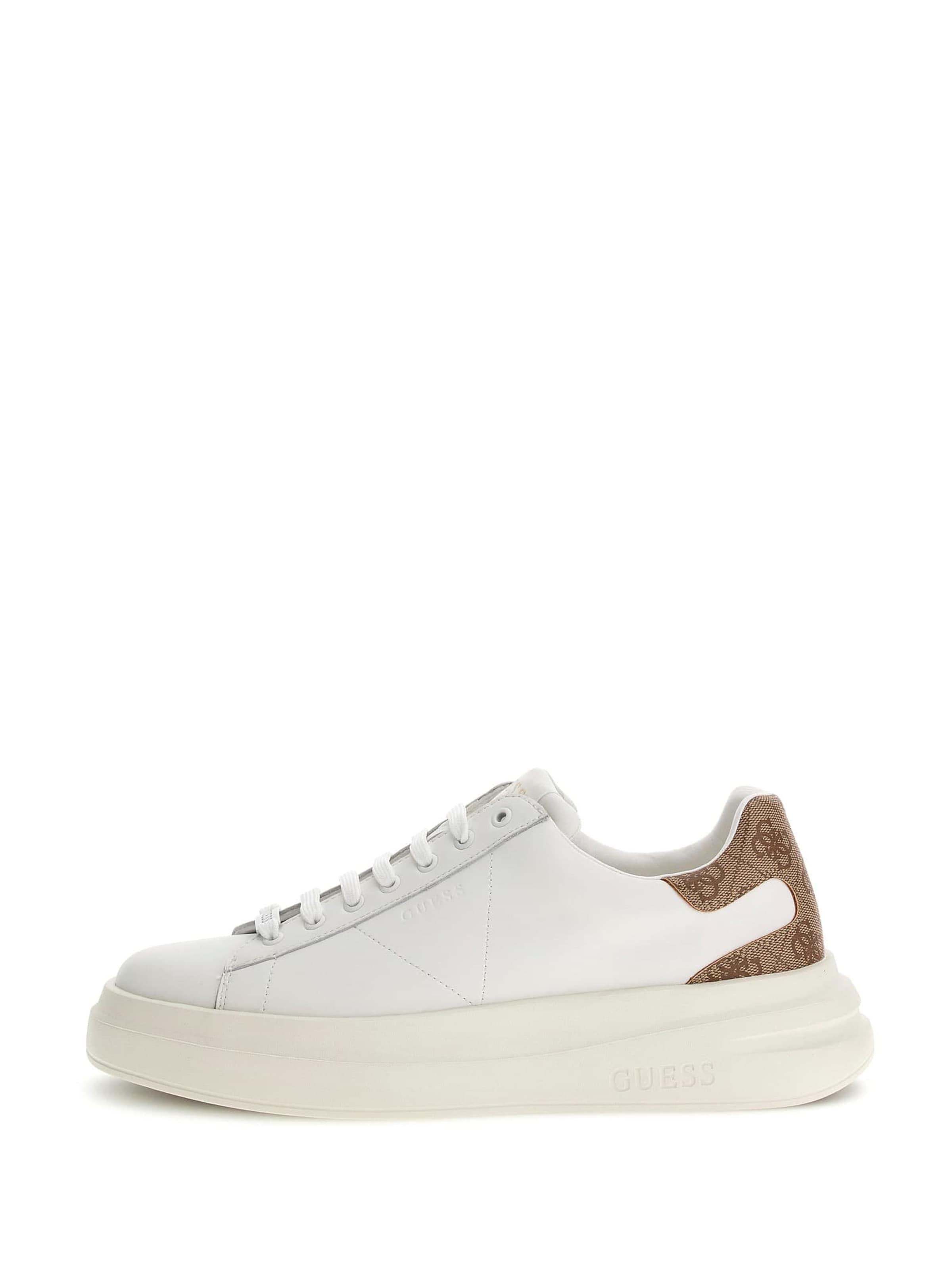 Sneaker bassa 'Elba' di GUESS in beige: frontale