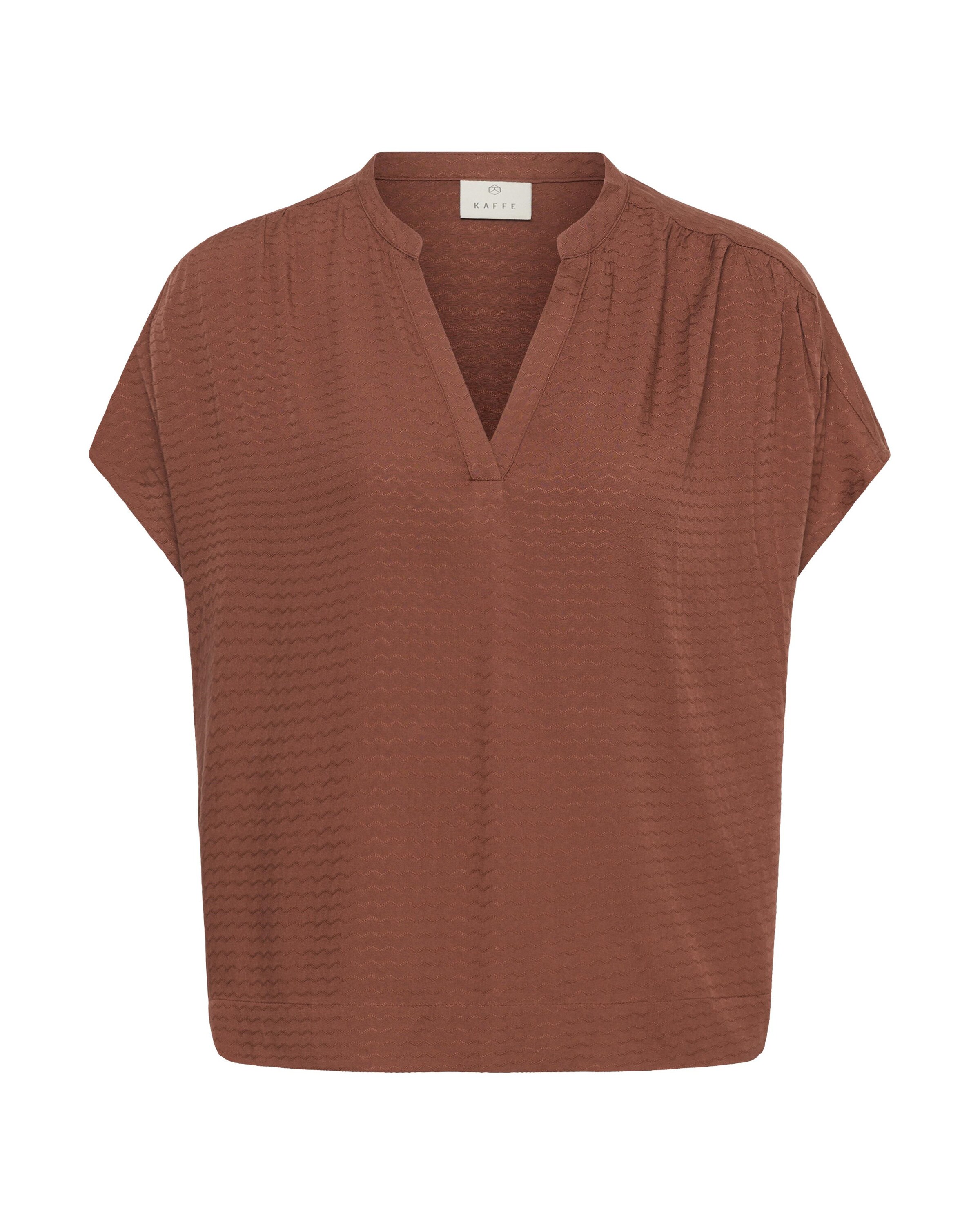 Kaffe Bluse 'KAGina' in Braun: Vorderseite