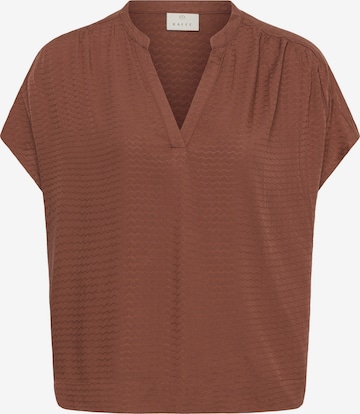 Kaffe Bluse 'KAGina' in Braun: Vorderseite