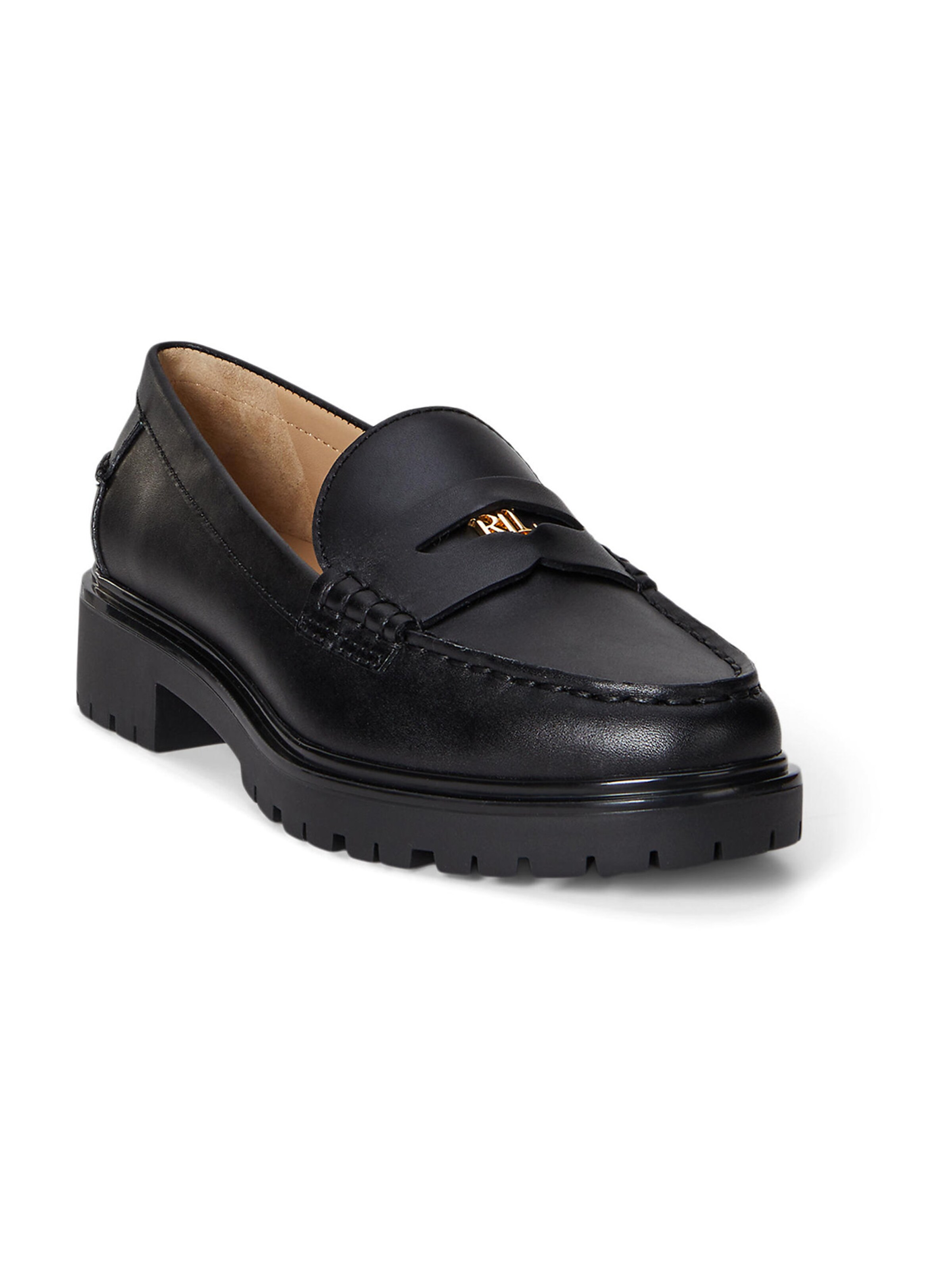 Chaussure basse 'MARLI' Lauren Ralph Lauren en noir