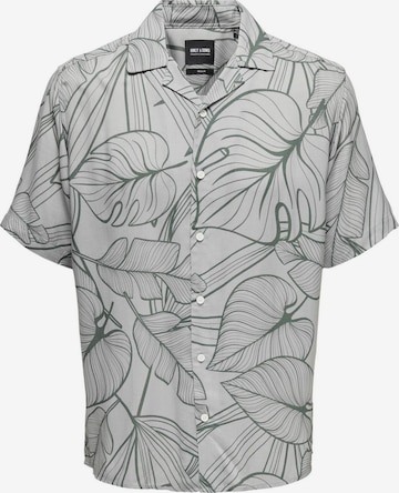 Regular fit Camicia 'Palo' di Only & Sons in grigio: frontale