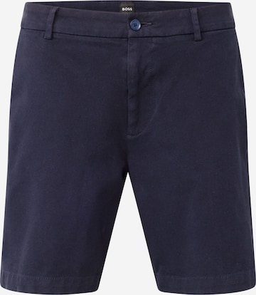 Pantalon chino 'Kane' BOSS Black en bleu : devant