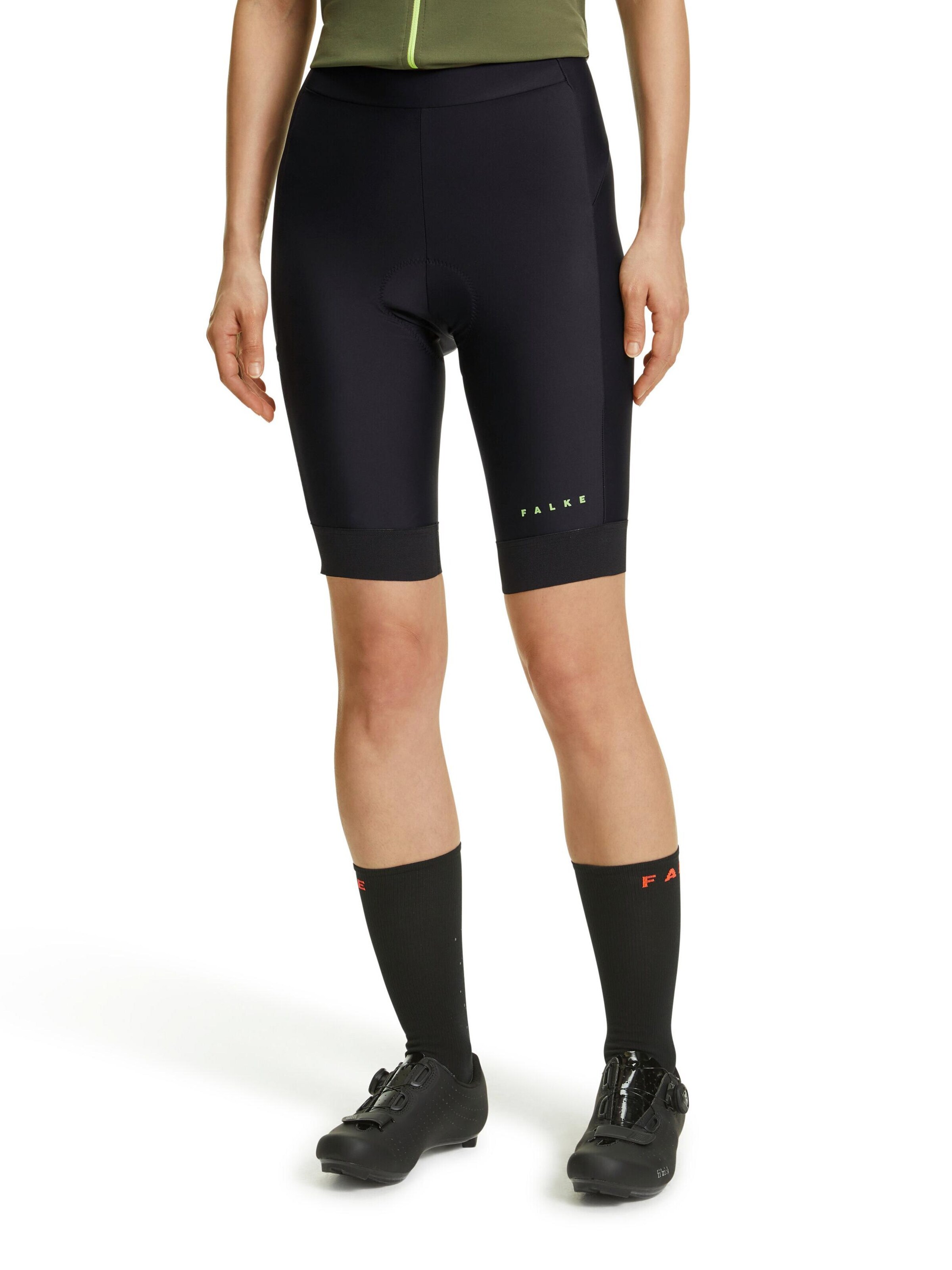 FALKE Skinny Sporthose‌‌‌‌ in Schwarz: Vorderseite