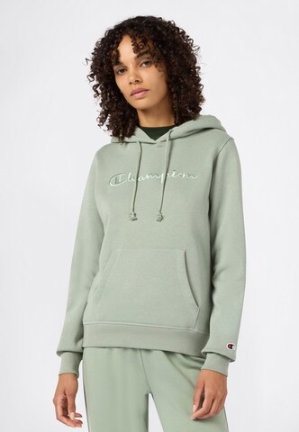 Champion Authentic Athletic Apparel Sweatshirt in Green: front