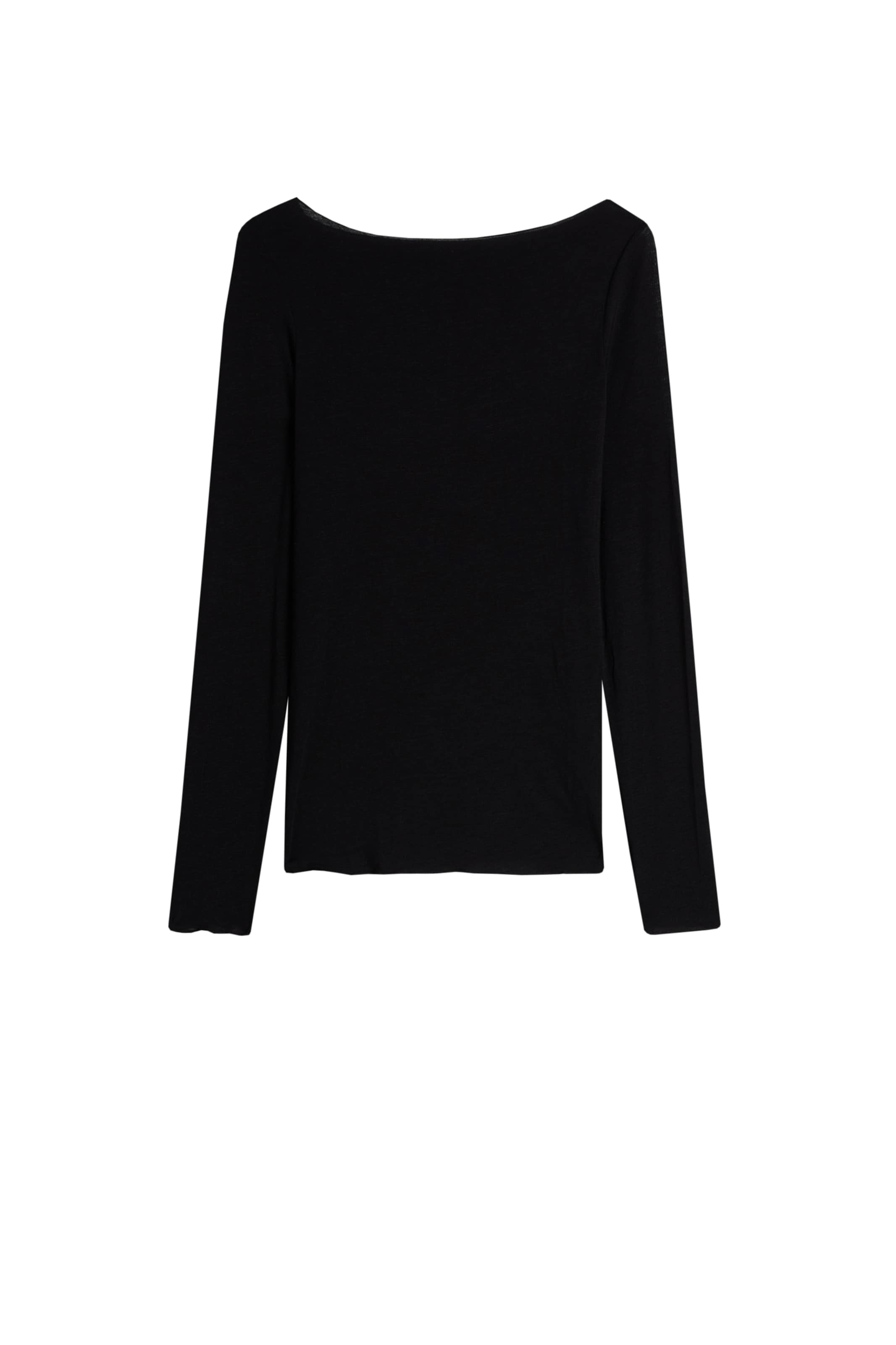 INTIMISSIMI Shirt 'Ultralight' in Black: front