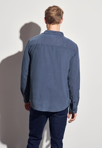 Street One MEN Regular fit Button Up Shirt in Blue
