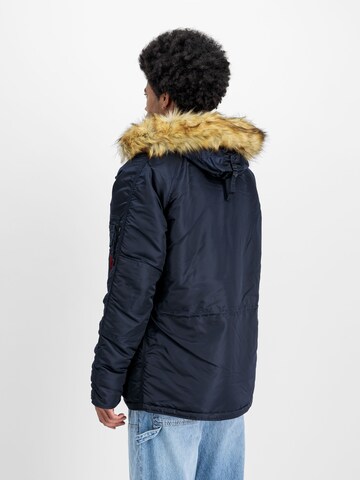 ALPHA INDUSTRIES Winter Jacket 'N3B VF 59' in Blue
