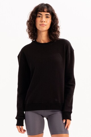 Sweat-shirt Justever en noir : devant