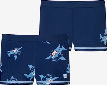 SCHIESSER Swim Trunks ' Aqua Kids Boys ' in Blue: front